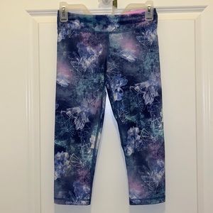 IVIVVA GIRLS CROPPED PRINTED LEGGINGS SIZE 12